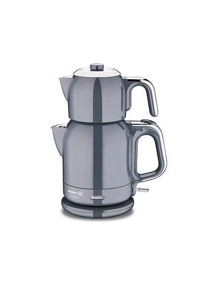 KORKMAZ Çaytema Electric Teapot Cosmica-Chrome A331-12