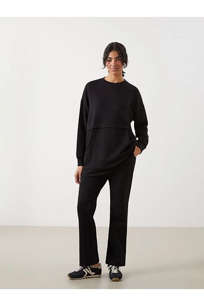 LC Waikiki Γυναικείο φούτερ LCW Modest Crew Neck Oversize