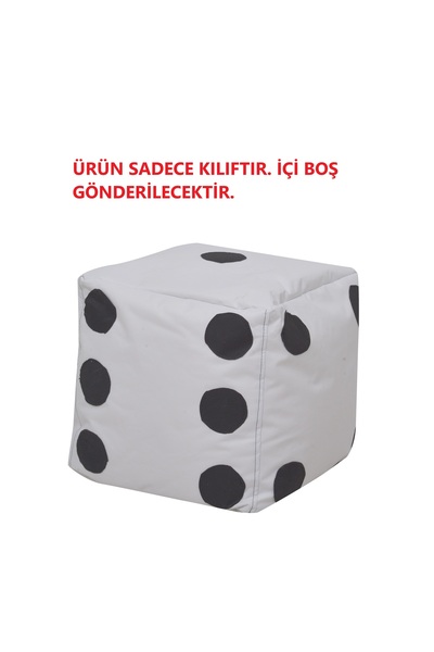 Pufumo KARE AYAK UCU PUF KILIFI ( İÇİ BOŞ ÜRÜNDÜR. SADECE KILIF GÖNDERİLECEKT...