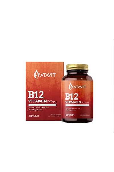 Atavit ATAVİT B12 VITAMIN 1000 µg 120 TABLET