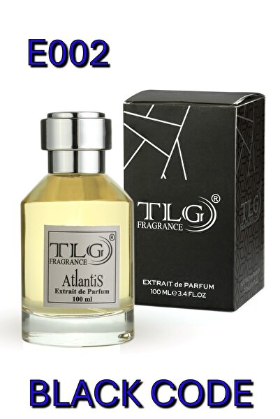 TLG E002 Black Code Extrait Erkek Parfümü, 100 ml