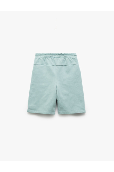 Koton Βασικό σορτς από βαμβακερό κορδόνι με λεπτομέρεια τσέπης