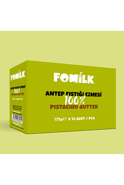 Fomilk %100 Antep Fıstığı Ezmesi / Pistachio Butter 175g x 12 Adet