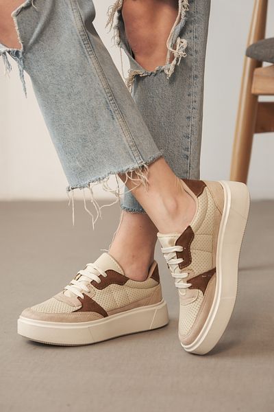 ayakkabıhavuzu Tenis bej crem bronz