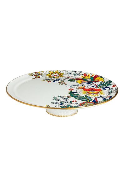 HIC Glass Cake Plate With Base Size 32 Cm