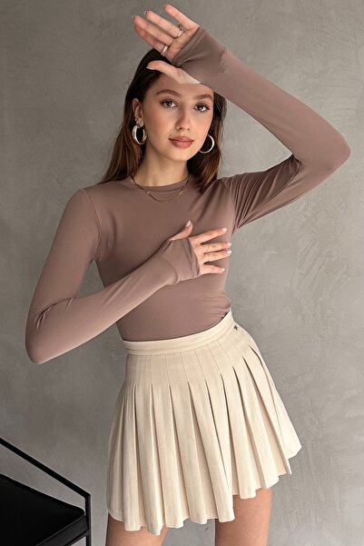 MODA OYSH ТКАНИНА З ДОВГИМИ РУКАВАМИ І ПАЛЬЦЯМИ