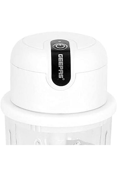 Geepas 30W USB Rechargeable Mini Chopper with 2 Stainless Steel Blades, 300 ml capacity