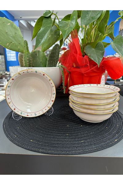 ACAR Livaldy Ceramic 6 Pieces Bowl 14 cm