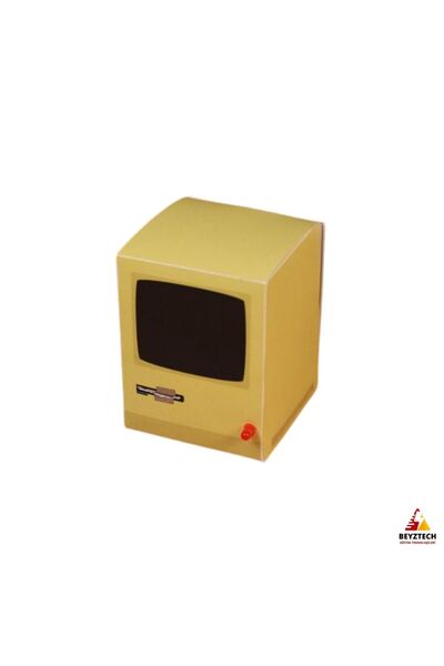 Fapatech Origami Nostaljik Bilgisayar Kağıt Devre Kendin Yap Seti –STEM Eğiti...