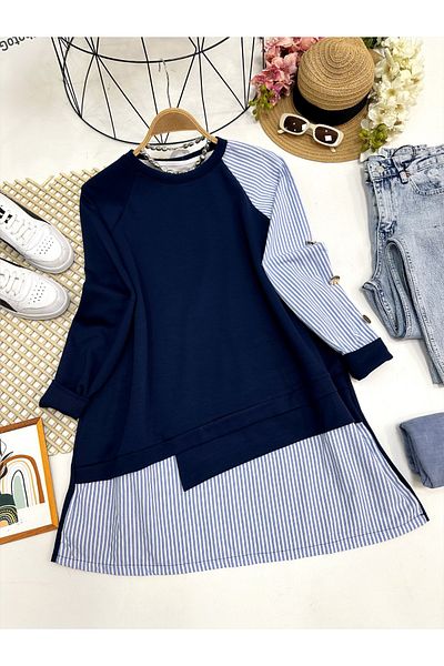 YEDİLALE Asymetric Cut Tesettur Tunic