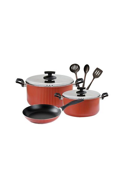 Newflon Non Stick Cookware Set 8 Piece