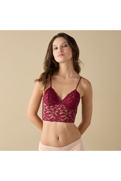 FAV Lace Detail Bralette with Adjustable Straps