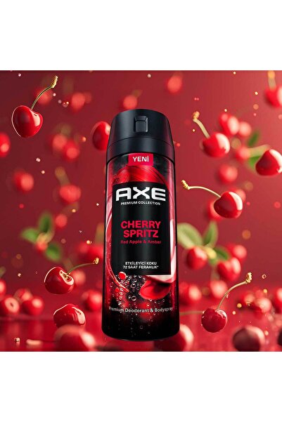Axe Premium Collection Erkek Sprey Deodorant Cherry Spritz 150 ml X3