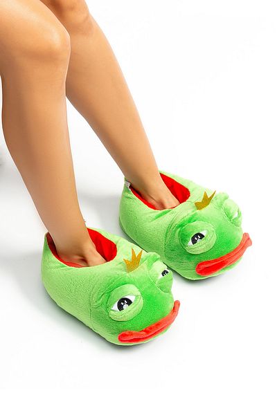 Twigy Frog Unisex Animal Slippers Green 36/41
