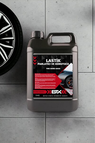 Betax Lastik Parlatıcı ve Koruyucu 5lt Uygulama Süngeri Hediyeli