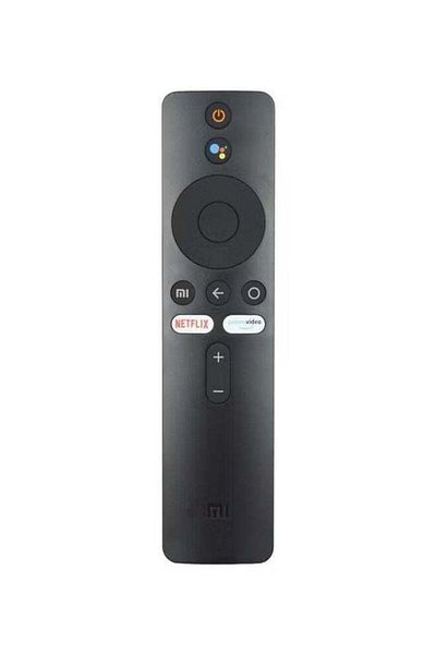 erorex جهاز تحكم عن بعد MI TV Stick Box S أصلي جديد و4K يعمل بالصوت ومزود بتقنية البلوتوث، أسود