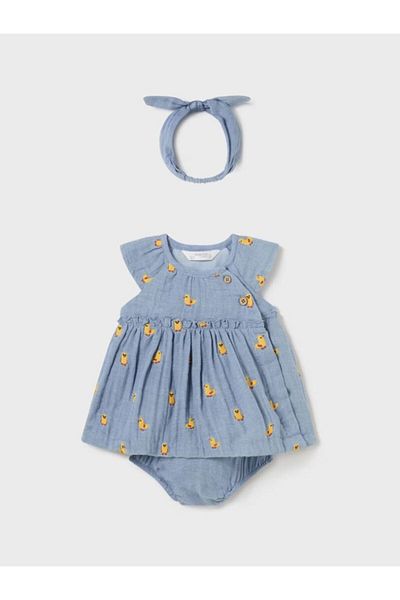 MAYORAL Baby Girl Dress - Newborn Bandana 1806