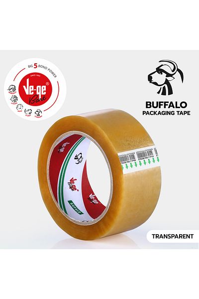 Ve-ge Vege Duct Tape 45x100 Transparent (BUFALO) 48 Pieces