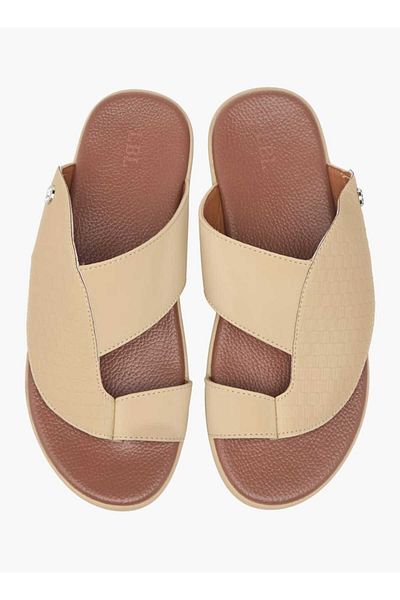 LBL by Shoexpress Men's Textured Slip-On Arabic Sandals