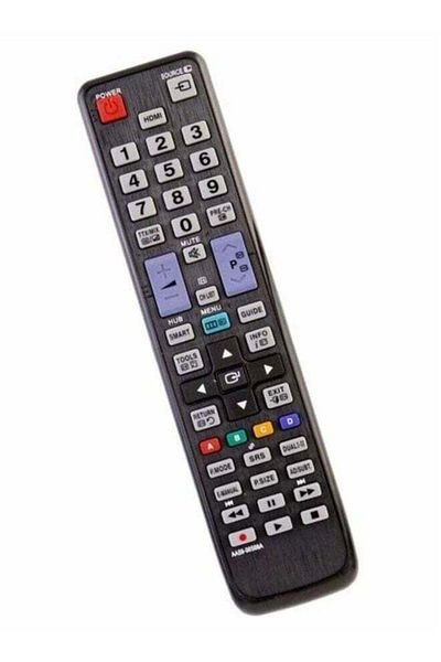 erorex جهاز تحكم عن بعد عالمي لتلفزيون سامسونج LCD LED باللون الأسود