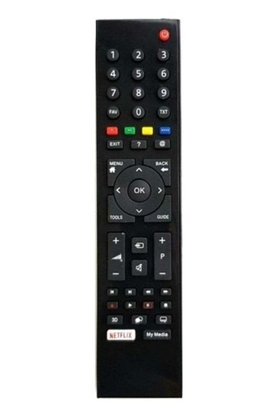 erorex جهاز التحكم عن بعد للتلفزيون الذكي من Bayirtech Arcelik Beko Altus Grundig، زر Netflix