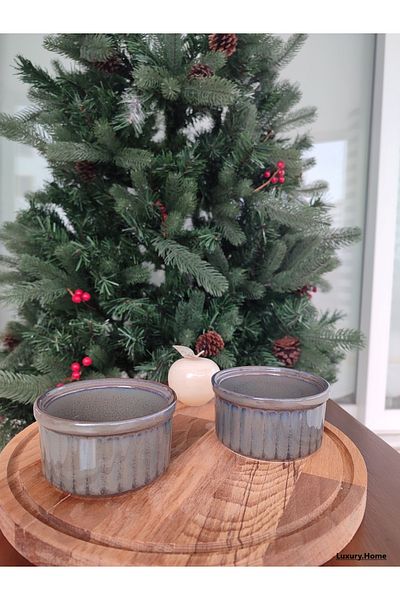 Madame Coco Kleby 2-Piece Soufflé Container-Indigo