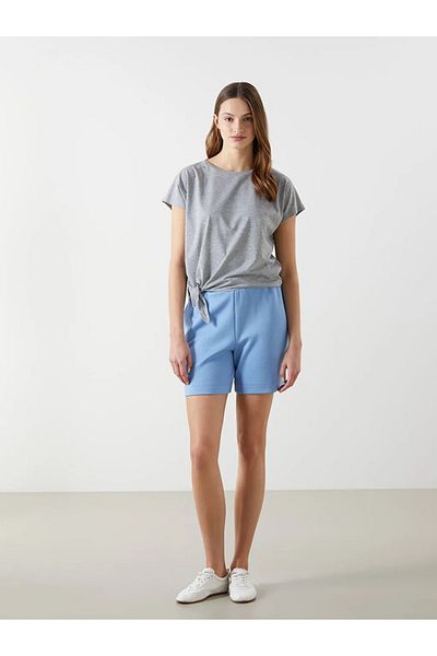 LC Waikiki Lcw Eco Gray Crew Neck Women's T-Shirt