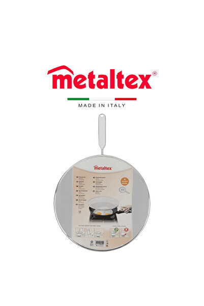 Metaltex شاشة رش – 29 سم من الألومنيوم، مثقبة بدقة، مع مقبض سلكي وحشوة بلاستيكية