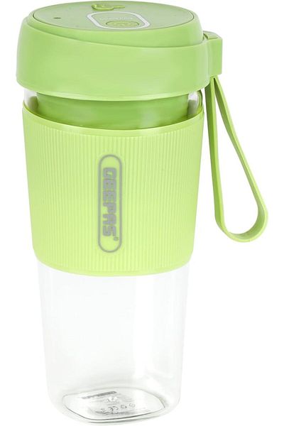 Geepas 50W Rechargeable Mini Blender - 500ml Smoothie Maker, USB Portable Mixer, 2-Year Warranty