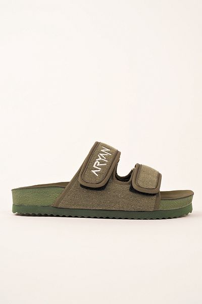 Polomia Comfort Ανδρικές παντόφλες Aryan - Μαλακό σουέτ, Λινό Look, Ανατομική Άνεση, Σόλα Eva, Rocky