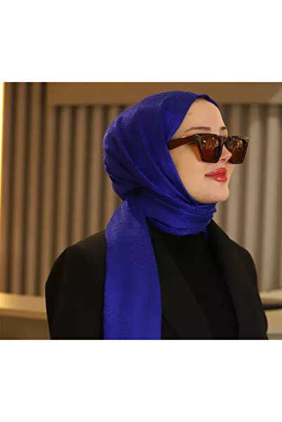 Yaprak Desen Jakarlı Şal