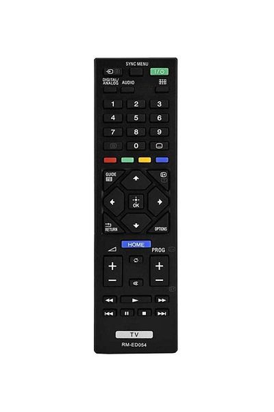 erorex LED TV Remote Controller Black