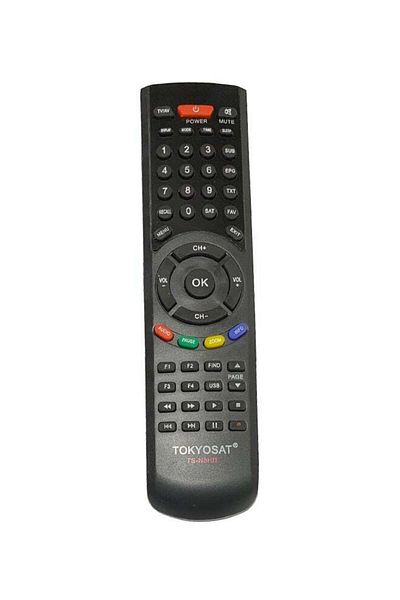erorex جهاز التحكم عن بعد لجهاز استقبال HD DVD باللون الأسود