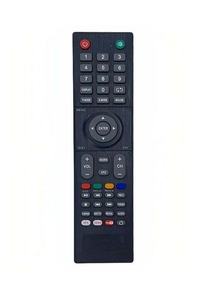 erorex Replacement Universal Remote Control Use For Tamco LED/LCD Smart TV Black