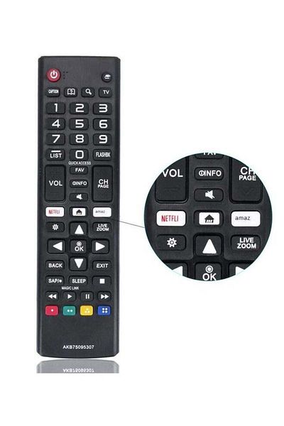 erorex جهاز تحكم عن بعد بديل لتلفزيون LED LCD AKB75095307