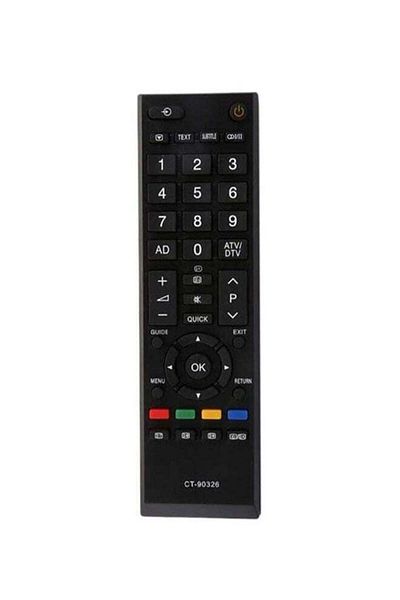 erorex Smart Tv Remote Control For Toshiba Black