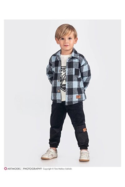 Yalçınoğlu Kids Combinație de sărbătoare pentru băieți - Pantaloni din in, tr...