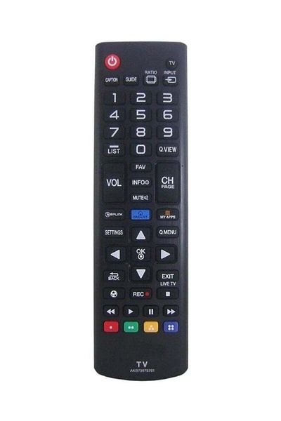 erorex Remote Control For LG Smart TV Black