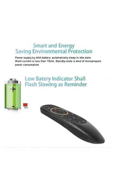 erorex G10 Voice Air Mouse 2.4GHz Wireless Voice Smart Remote Control for Android TV Box, PC, Laptop