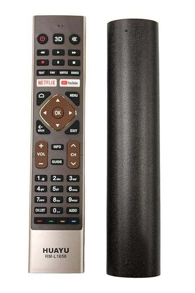 erorex Remote Control for TV, Black