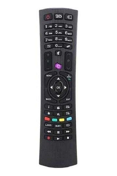 erorex جهاز التحكم عن بعد للتلفزيون LED المتوافق مع جهاز استقبال الأقمار الصناعية Vestel 50Ud6300