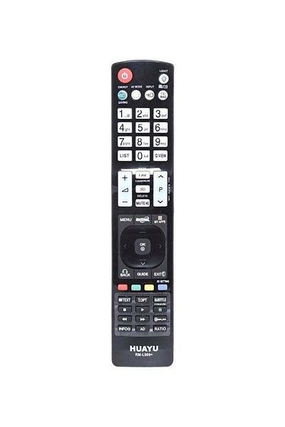 erorex Remote Control For LG LCD/LED TV Black