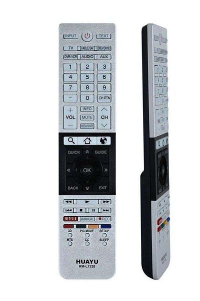 erorex Universal Remote Control Compatible For Toshiba Tvs Lcd Tv By Huayu Rm-L1328