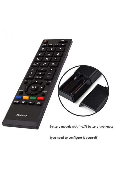 erorex Replacement Remote Control For Toshiba 3D Smart TV Black