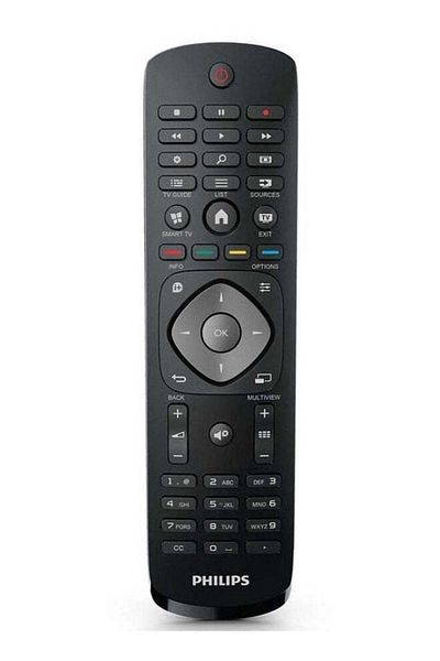 erorex Remote Control For Philips Smart TV Black/White/Red