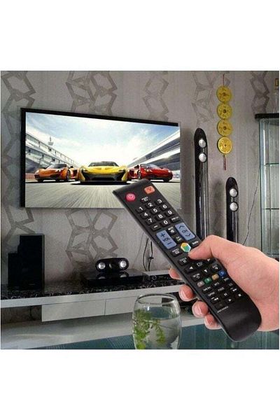 erorex Tv Remote Control Replacement With Backlight Button For Samsung Black