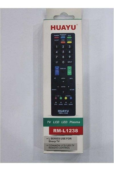 erorex Universal Remote Control For Sharp Lcd Led Tv Hd Plasma Rm-L1238 Replacement