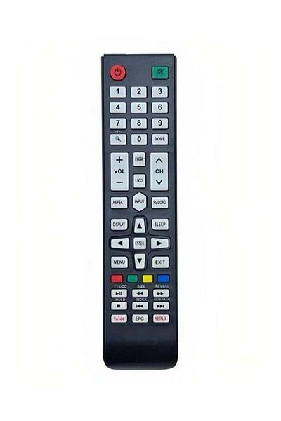 erorex Replacement Universal Remote Control Use For Fujistar Led Lcd Smart Tv Black