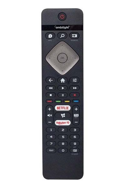 erorex زر التحكم عن بعد للتلفزيون LED 43PUS6504/62 من Philips Ambılıght Netflix-Rakuten ( )