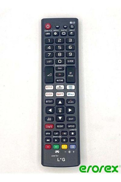 erorex Remote Control For LG LCD LED Tv